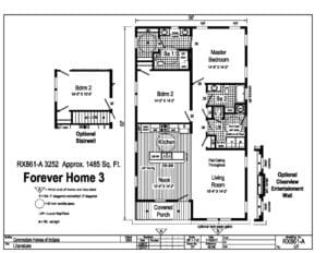 Commodore Forever Home 1 RX859A Floorplan