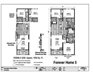 Commodore Forever Home 5 RX858A Floorplan