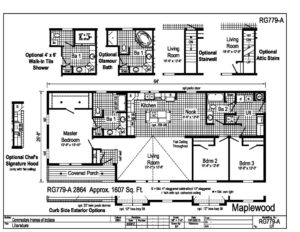 Commodore Maplewood RG779A Floorplan