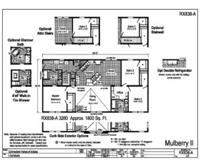 Commodore Mulberry II RX838A Floorplan