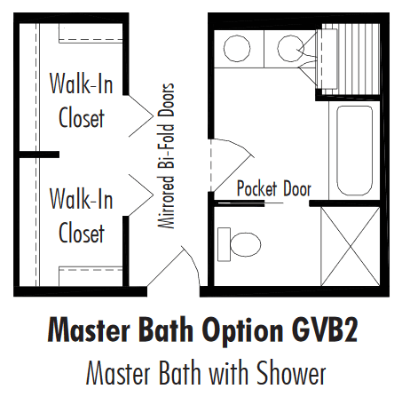 Master Bath Option 2 D and E
