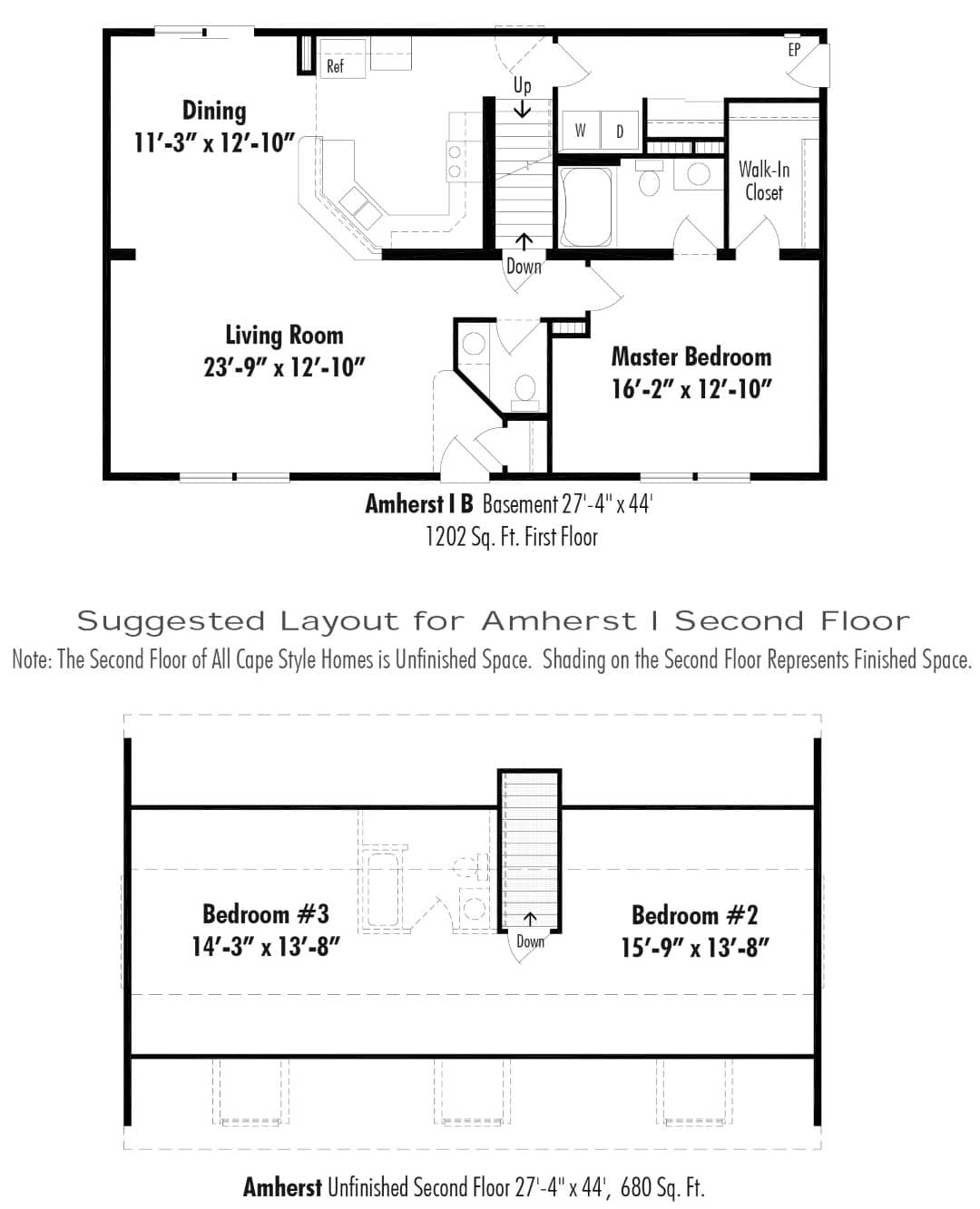 Unibilt Amherst I B Floorplan