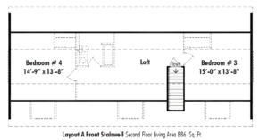Unibilt Andover I Second Floor Suggested Layout