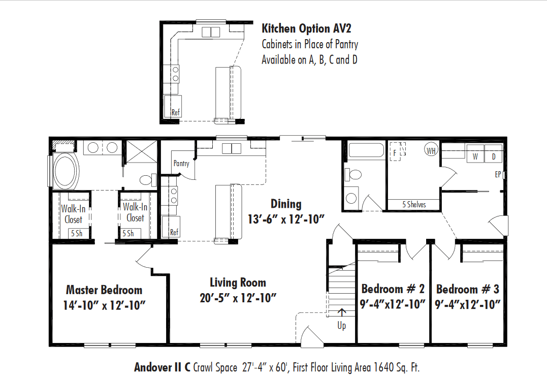 Unibilt Andover II C Floorplan