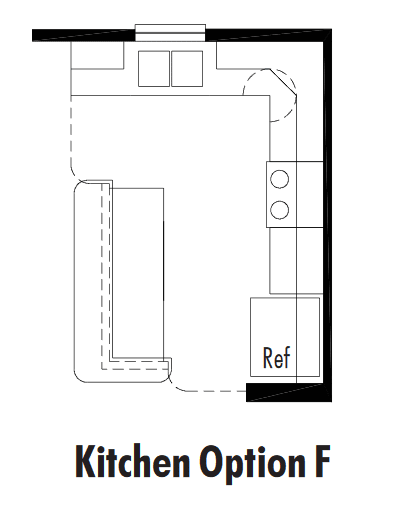 Unibilt Kitchen Option F for C D E