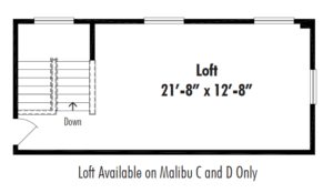 Unibilt Malibu Loft Floorplan 2 CD