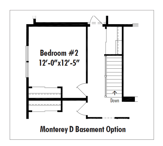 Unibilt Monterey D Basement Opt
