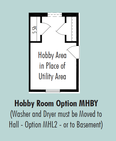 Unibilt Monterey Hobby Room Opt