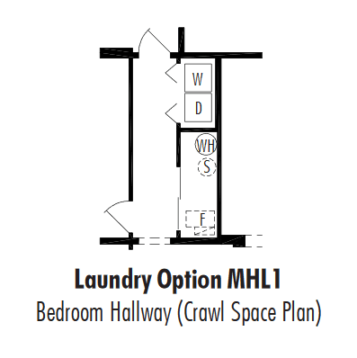 Unibilt Monterey Laundry Opt Crawlspace only