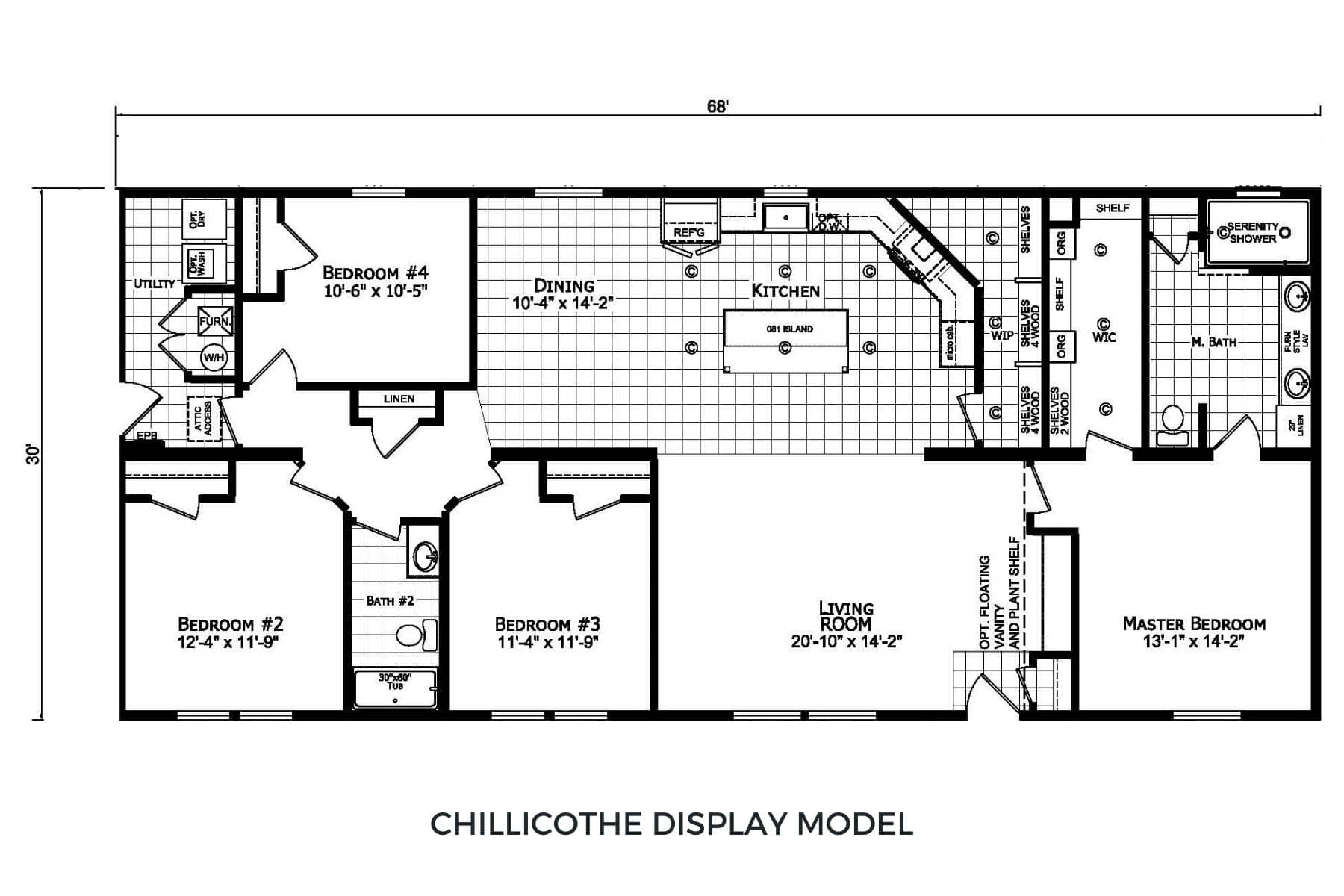 Champion Sagebrook (Barclay 6813) Chillicothe Floorplan