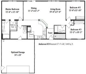 Anderson II D Floor Plan