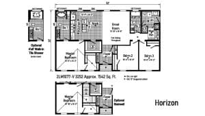 Commodore Horizon Floor Plan