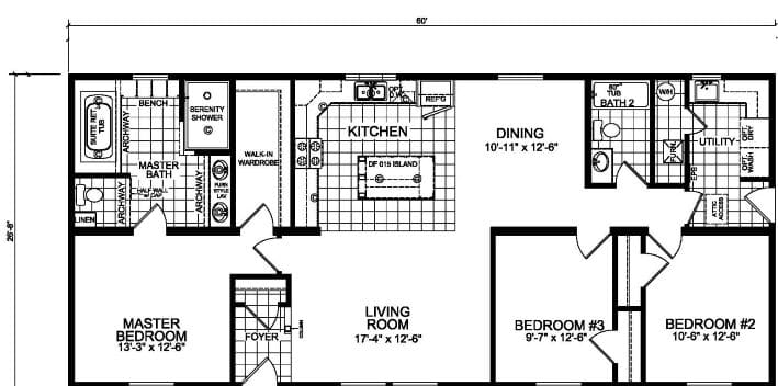 Champion Barclay 6011 Floor Plan Champion Barclay 6011 Floor Plan