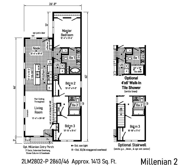 Commodore Landmark Millenian 2 Floor Plan (Medium)