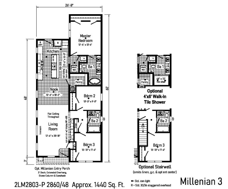 Commodore Landmark Millenian 3 Floor Plan (Medium)