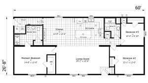 Champion Aspire-30-Warren 60 Floor Plan