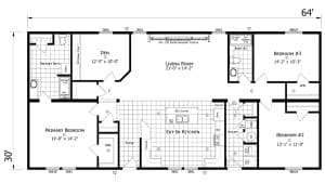 Champion Aspire-41-Shelby 64 Floor Plan