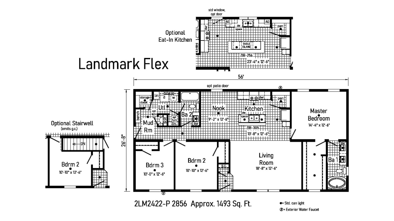 Commodore Flex 2422 Floor Plan