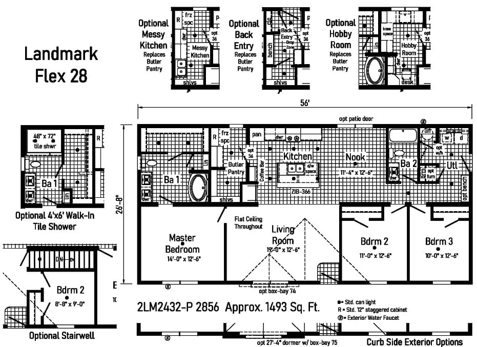 Commodore Flex 2LM2432 Floor Plan