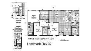 Landmark Flex 2425 Floor Plan