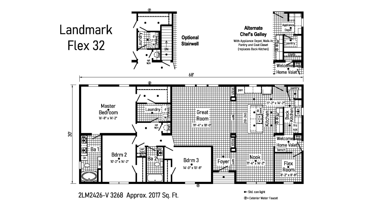 Landmark Flex 2426 Floor Plan