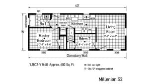 Commodore Millenian S2 (1L1802) Floor Plan