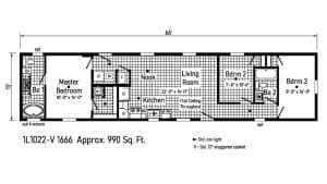 Commodore Mini Mod 1L1022 Floor Plan