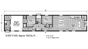 Commodore Mini Mod 1L1027 Floor Plan