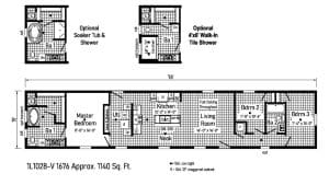 Commodore Mini Mod 1L1028 Floor Plan