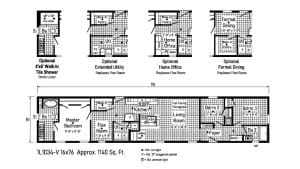 Commodore Mini Mod 1L1034 Floor Plan
